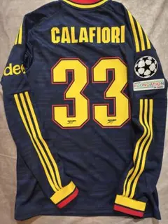 26/27 アーセナル AWAY 長袖 カラフィオーリ #33 CL仕様 2XL