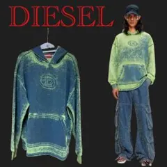 【希少】DIESEL 2024FW S-BAXT-HOOD-Q1 パーカー