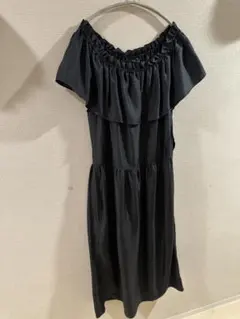 値下げ 美品 Drawer購入 ソフィードール シルクフリルワンピース38 