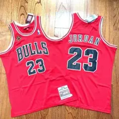 NBAブルズNo.23マイケルジョーダン20周年記念エディションユニフォーム