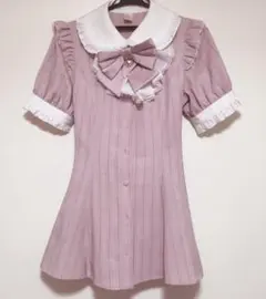 【Secret Honey】取り外しラッフル付きセットアップ　ピンク