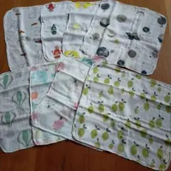 8種のミニハンカチ 8枚セット