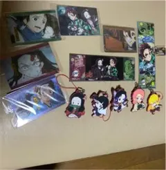 鬼滅の刃　カード　ラバーストラップ　シール