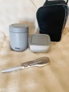THERMOS 保温弁当箱セット グレー