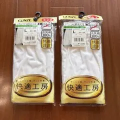 GUNZE 快適工房 パンツ（前とじ）Lサイズ 2セット