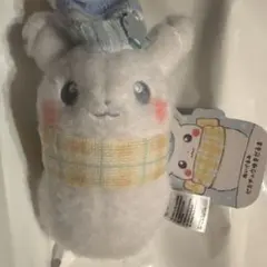 ピカチュウ雪だるま　ぬいぐるみ　ポケモンセンター
