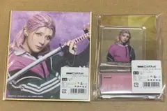 DMMスクラッチ 刀ミュ 村雲江 スタンド ミニ色紙 祝玖寿 乱舞音曲祭 2点