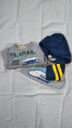 新幹線　電車　プラレール　トレーナー&パーカー