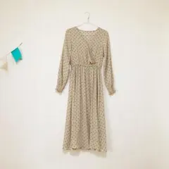 【GU】ロングワンピース ペチコート付き