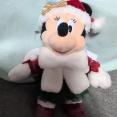 ディズニー　クリスマス　2025 ぬいぐるみバッジ　ミニー