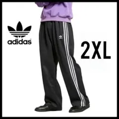 黒★2XL★バギーフィットファイヤーバードトラックパンツ★ワイドパンツ★男女兼用