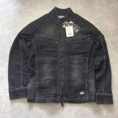 未使用タグ付き　Dickies ストレッチデニムジャケット ブラック Mのサムネイル