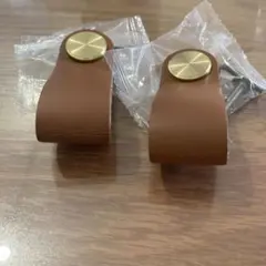 レザー 引き出し プル 2個セット