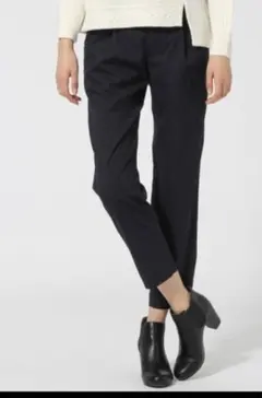 グローバルワーク　ＴＲテーパードパンツ CARREMAN ネイビー L