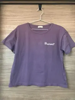 サマンサモスモス　半袖Tシャツ 紫色のサムネイル