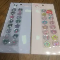 おはじき風シール クロミ マイメロ