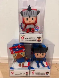 大阪万博限定、ミャクミャクコラボのデフォルメぬいぐるみセット