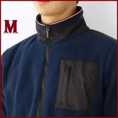ジップアップフリース ネイビー　MサイズTOMMY HILFIGER