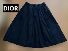 DIOR フレアスカート　ネイビー　紺色のサムネイル