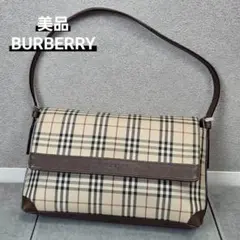 美品 BURBERRY ノバチェック ハンドバッグ ワンショルダーバッグ