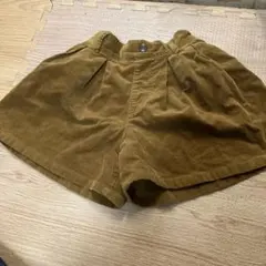 GU ブラウン コーデュロイ　ショートパンツ　120