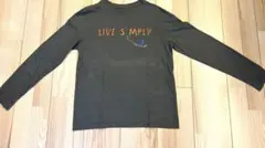 live simply patagonia キッズ　長袖カットソー　Tシャツ
