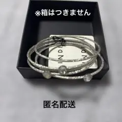 INDIVI シルバー グリッターブレスレット 5本セット