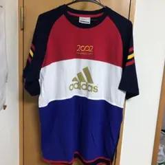 vintage【adidas 日韓 FIFA2002 記念 半袖Tシャツ
