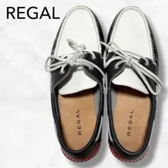 REGAL リーガル デッキシューズ トリコロール 25cm - メルカリ