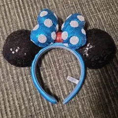ミニー耳カチューシャ スパンコール付き