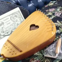 美品☆ハープ リュートハープ 22弦 ケース Roosebeck チューニング機 美品☆ハープ リュートハープ 22弦 ケース Roosebeck チューニング機