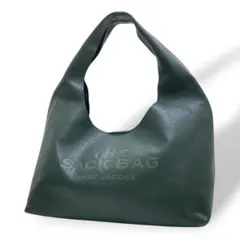 希少色 極美品 マークジェイコブス サックバッグ レザー ミディアム グリーン