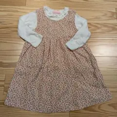 ラルフローレン　ジャンパースカート　ワンピース　90 花柄　コーデュロイ