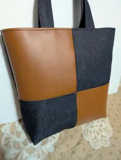 ハンドメイドトートバッグ(大きいサイズ) B-71