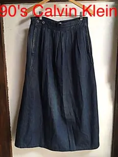 90's USA Calvin klein  ロングスカート カルバンクライン