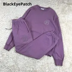 ブラックアイパッチ ロゴ刺繍 スウェット パンツ セットアップ Mサイズのサムネイル