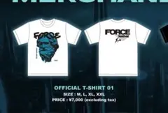 FORCE Festival fragment 藤原ヒロシ　Tシャツ ホワイト