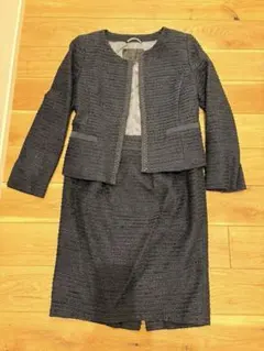 UNTITLED ダークブルーツイードスーツ