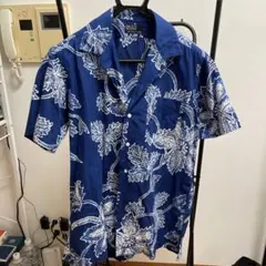 Polo by Ralph Lauren ネイビー 花柄 アロハシャツ L