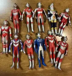 まとめ売りのみ】日本製ウルトラマン 7体セット ソフビ 全て円谷プロ製