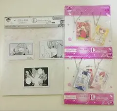 五等分の花嫁 一番くじ I賞 H賞 ステーショナリーセット 単行本チャーム 3点