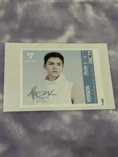 SEVENTEEN NEW ラベル缶 ワールドツアー バーノン ラベルのみ