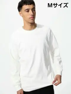 【極美品】UNIQLO ユニクロ ソフトタッチクルーネックTシャツ ホワイト M