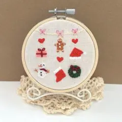 刺繍フレーム『クリスマス』No.2