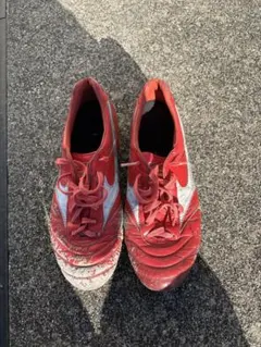 Mizuno Morelia II サッカーシューズ レッド/シルバー