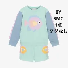 新品 SMC フィッシュ柄 セットアップ スウェット＆ショートパンツ　8Yのサムネイル