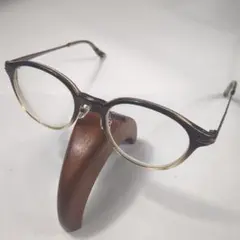 Zoff　ゾフ　ユニセックス　茶×クリア　べっ甲モダン　度入（弱）メガネ