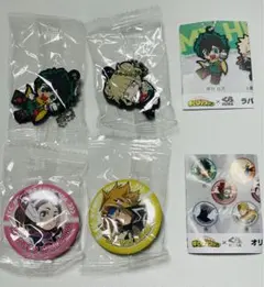 くら寿司 ビッくらポン 僕のヒーローアカデミア　缶バッジ　ラバーマスコット