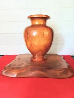 希少品　屋久杉の花瓶　壺 土台 希少品 屋久杉の花瓶 壺 土台 - メルカリ