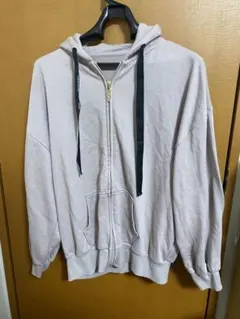 twoooolin フード付きパーカー Lサイズ 薄いベージュ